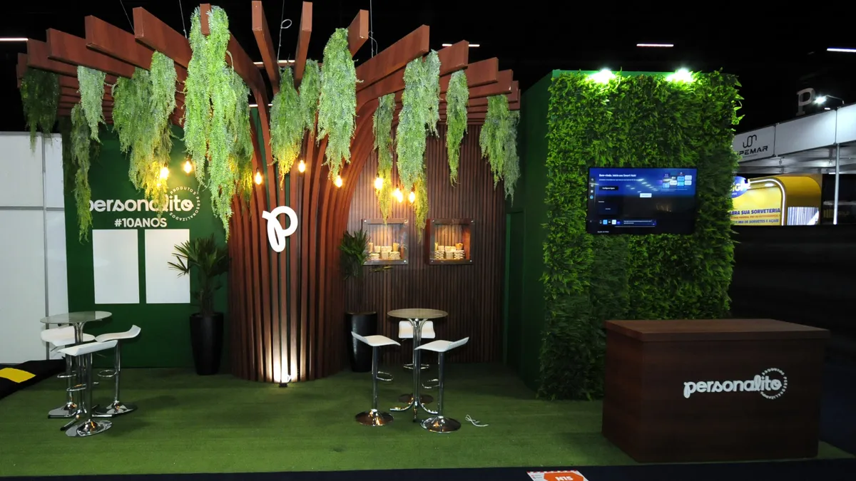 Stand da Personalito montado pela Griffin Montagens em feira